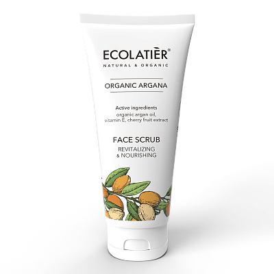 Face Scrub Revitalizing & Nourishing Organic Argana, 100 ml