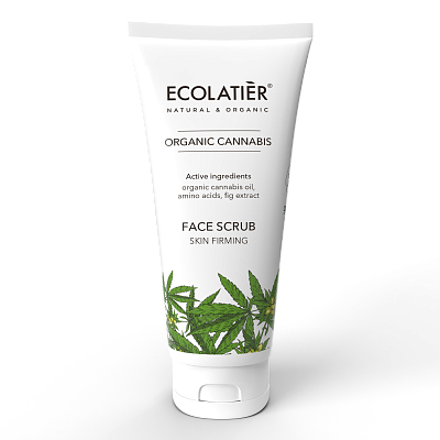 Face Scrub ORGANIC CANNABIS Skin Firming, 100 ml