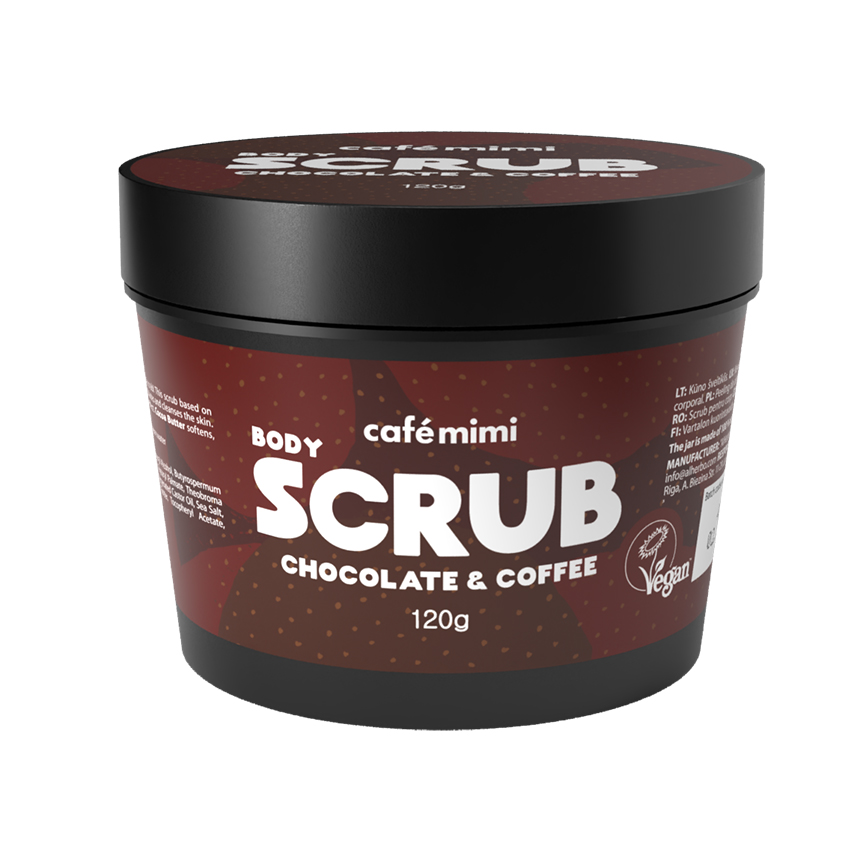 Body Scrub Chocolate & Coffee, 120g