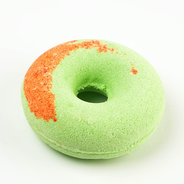 Bath Fizzer Peach & Kiwi Donut, 140g