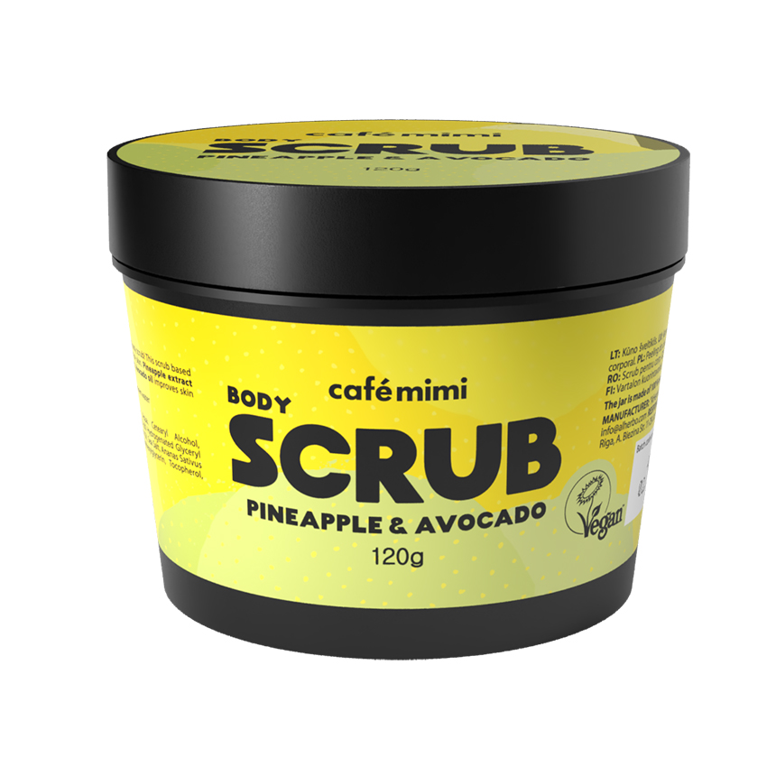 Body Scrub Pineapple & Avocado, 120g